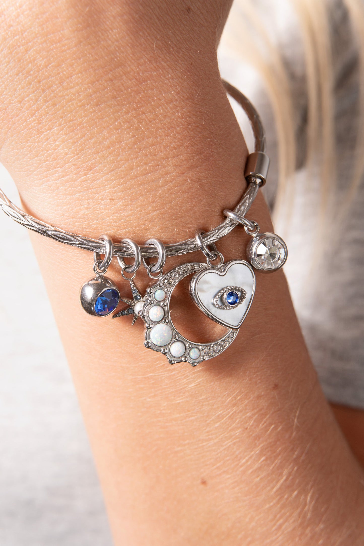 Opal Moon Interchangeable Charm
