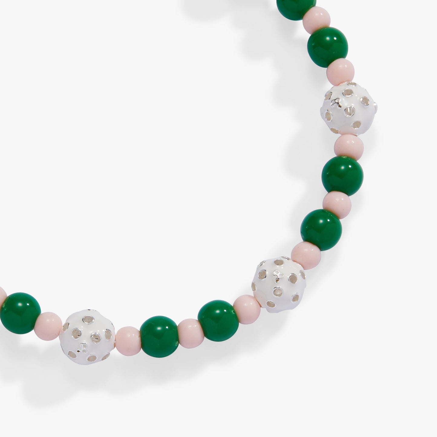 Barbie™ Pickleball Beaded Charm Bangle
