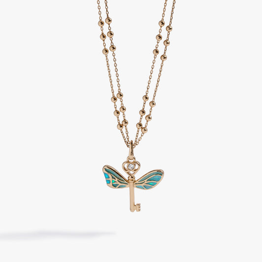 Harry Potter™ Flying Keys Necklace